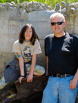 Claire and I at the Woodland Park Zoo by the penguin exhibit.